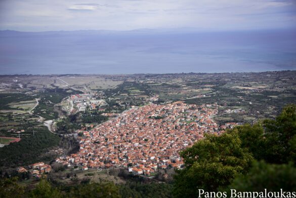 Θέα προς Λιτόχωρο και θάλασσα
